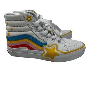 Vans Sk8-Hi Zip "Rainbow Star" Girls' Shoe High Top Sneakers Size 6.5Y
